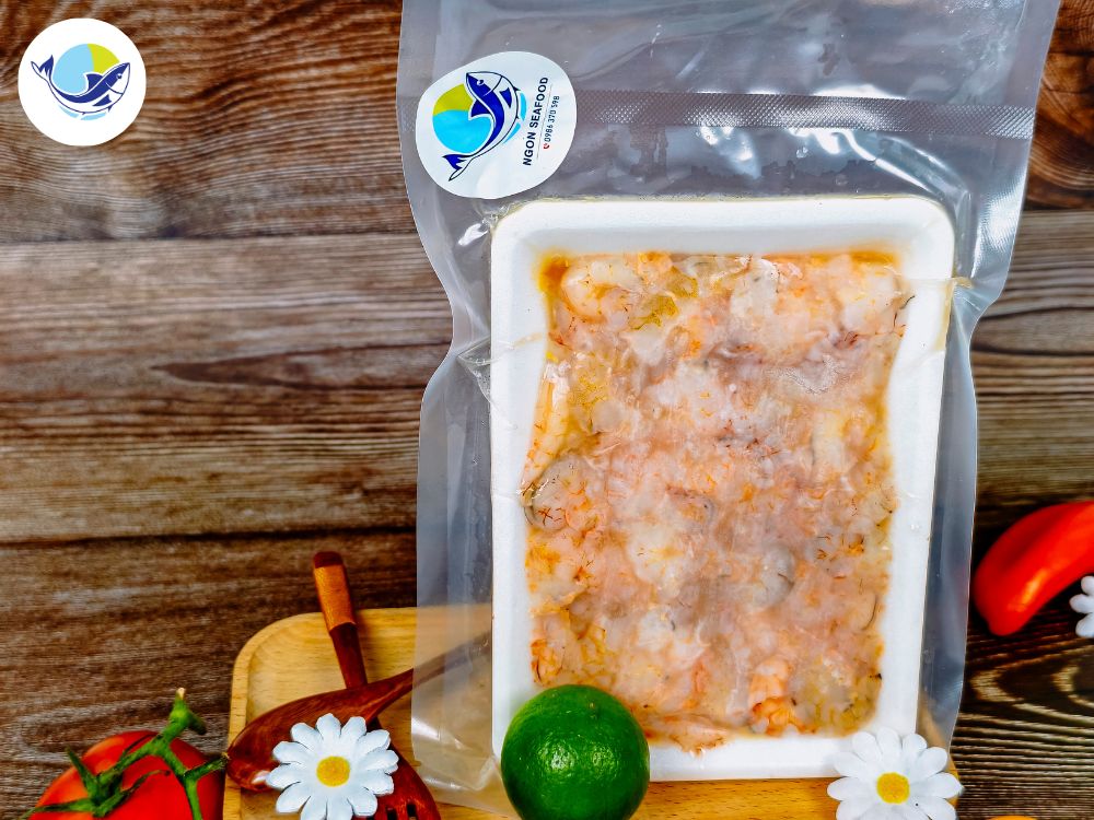 Sử dụng nõn tôm sắt biển trong các bữa ăn