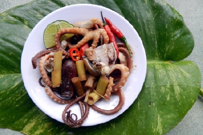 Ruốc Lỗ Luộc Lá Ổi