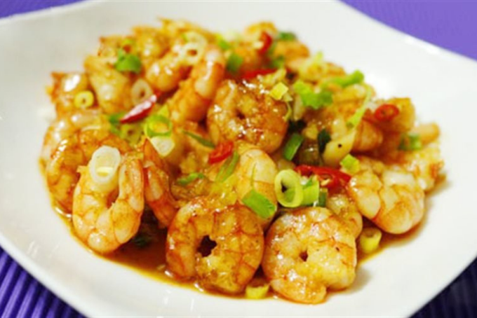 Tôm Nõn Sốt Bơ Tỏi