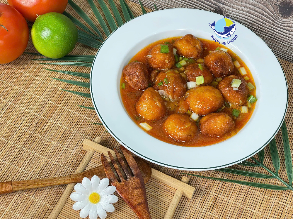 Chả Mực Sốt Cà Chua