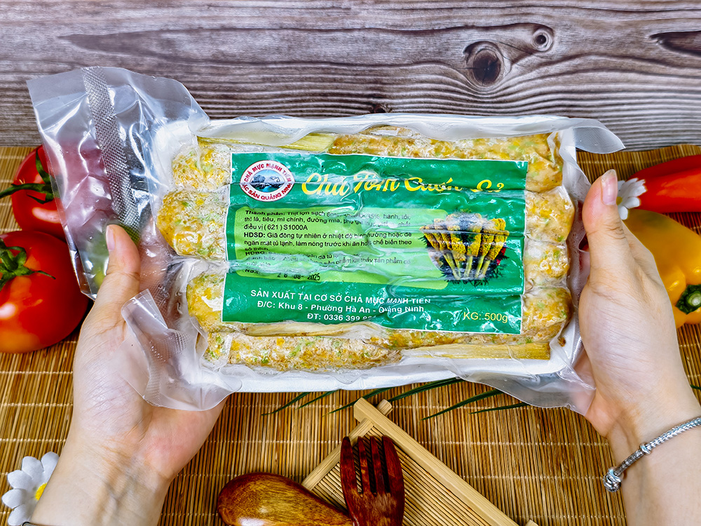 Chả Tôm Bọc Sả