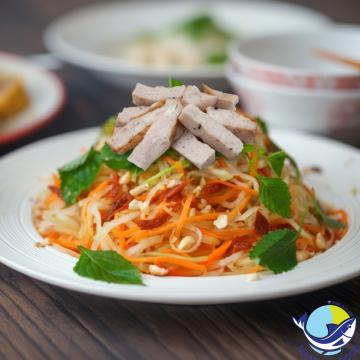 Nộm Đu Đủ Chả Mực Hạ Long: Công Thức Giải Ngán Hoàn Hảo, Giòn Sần Sật Nộm Đu Đủ Chả Mực Hạ Long: Công Thức Giải Ngán Hoàn Hảo, Giòn Sần Sật